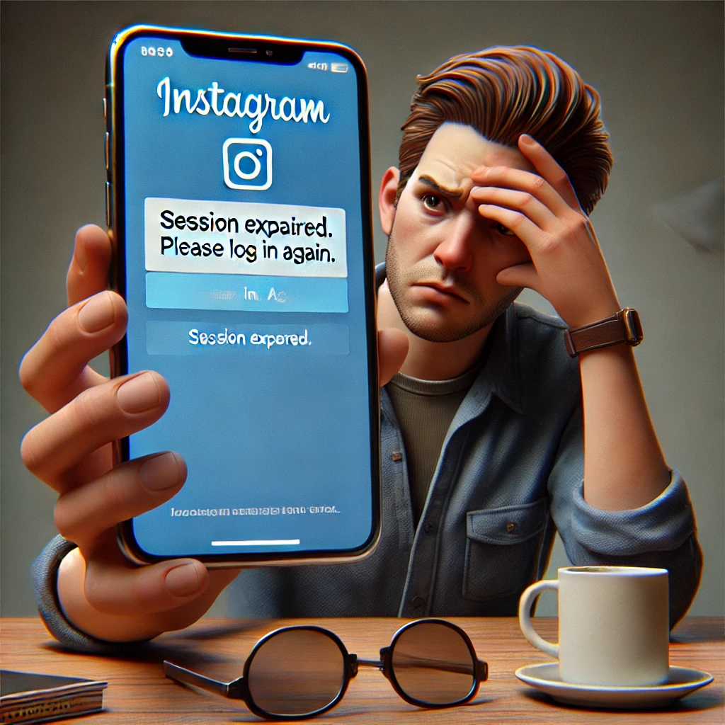 why does instagram keep logging me out